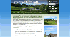 Desktop Screenshot of lowertownfarmdartmoor.co.uk